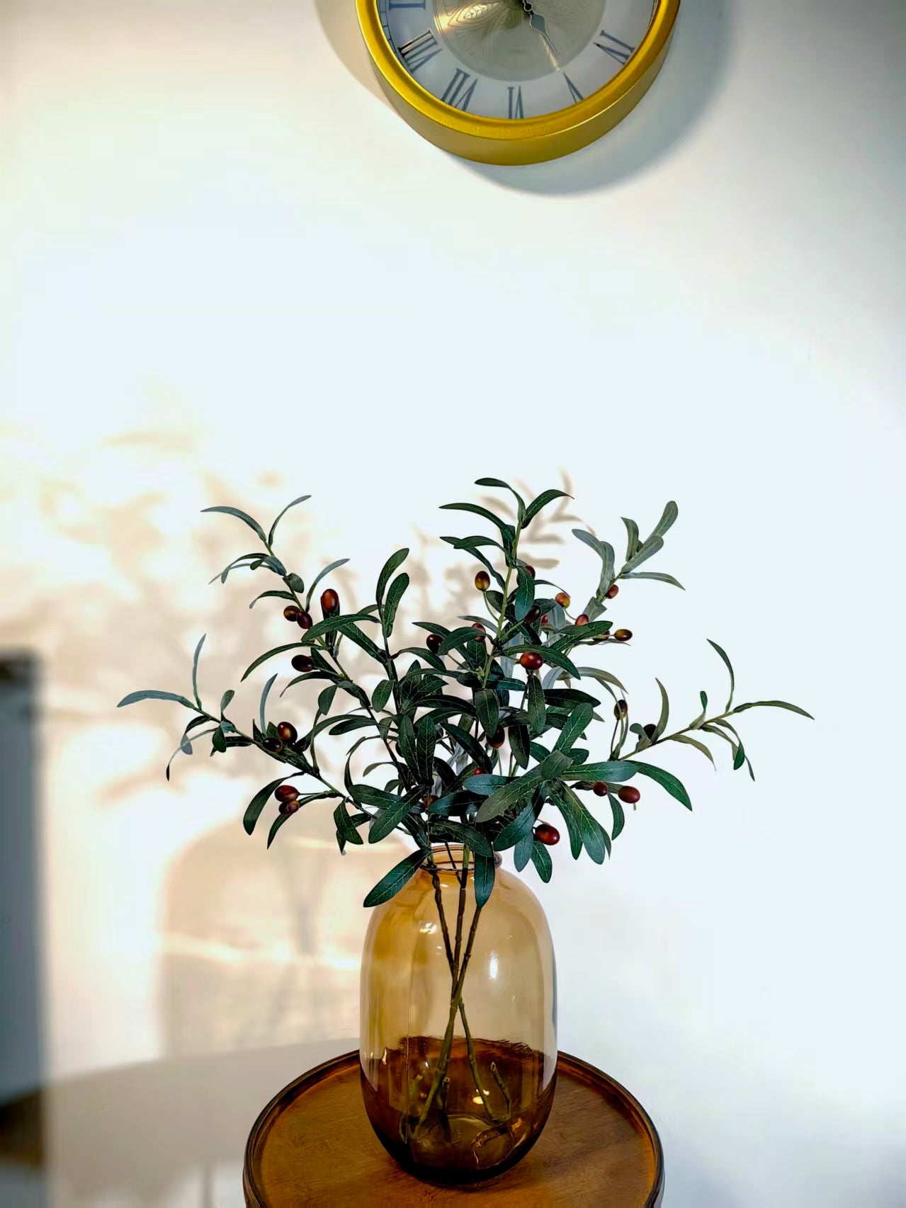 Faux Olive Branches 3 Pack – 4 Forks with Olives