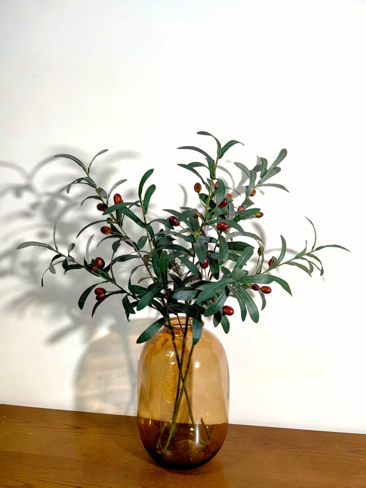 Faux Olive Branches 3 Pack – 4 Forks with Olives