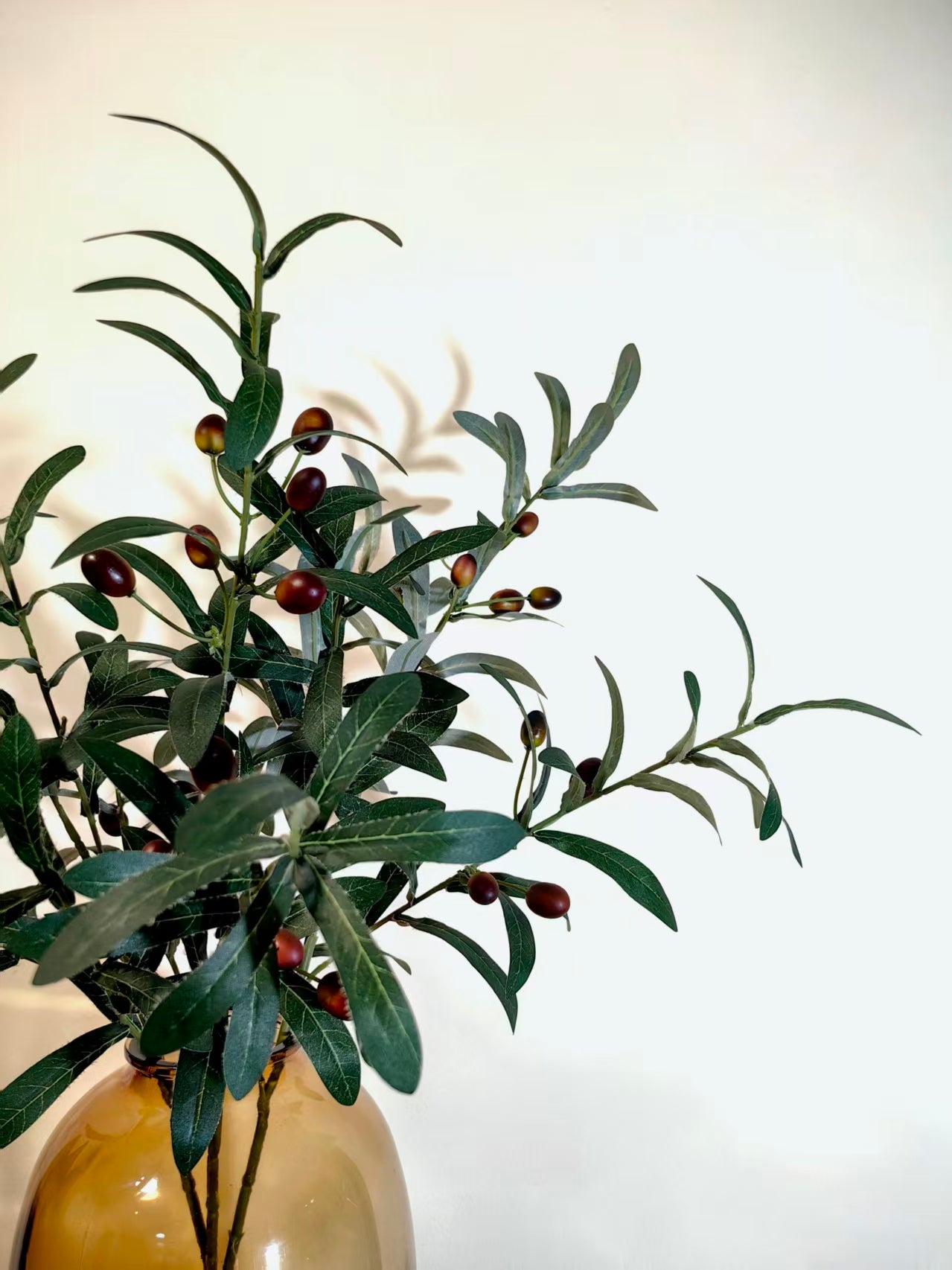 Faux Olive Branches 3 Pack – 4 Forks with Olives