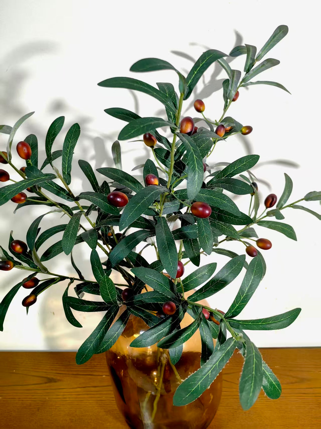 Faux Olive Branches 3 Pack – 4 Forks with Olives