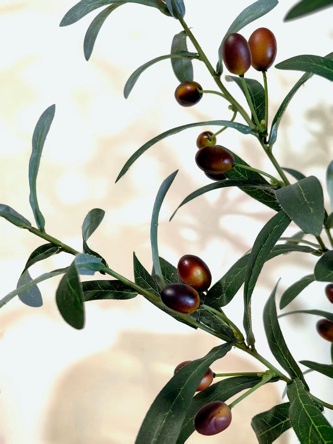 Faux Olive Branches 3 Pack – 4 Forks with Olives