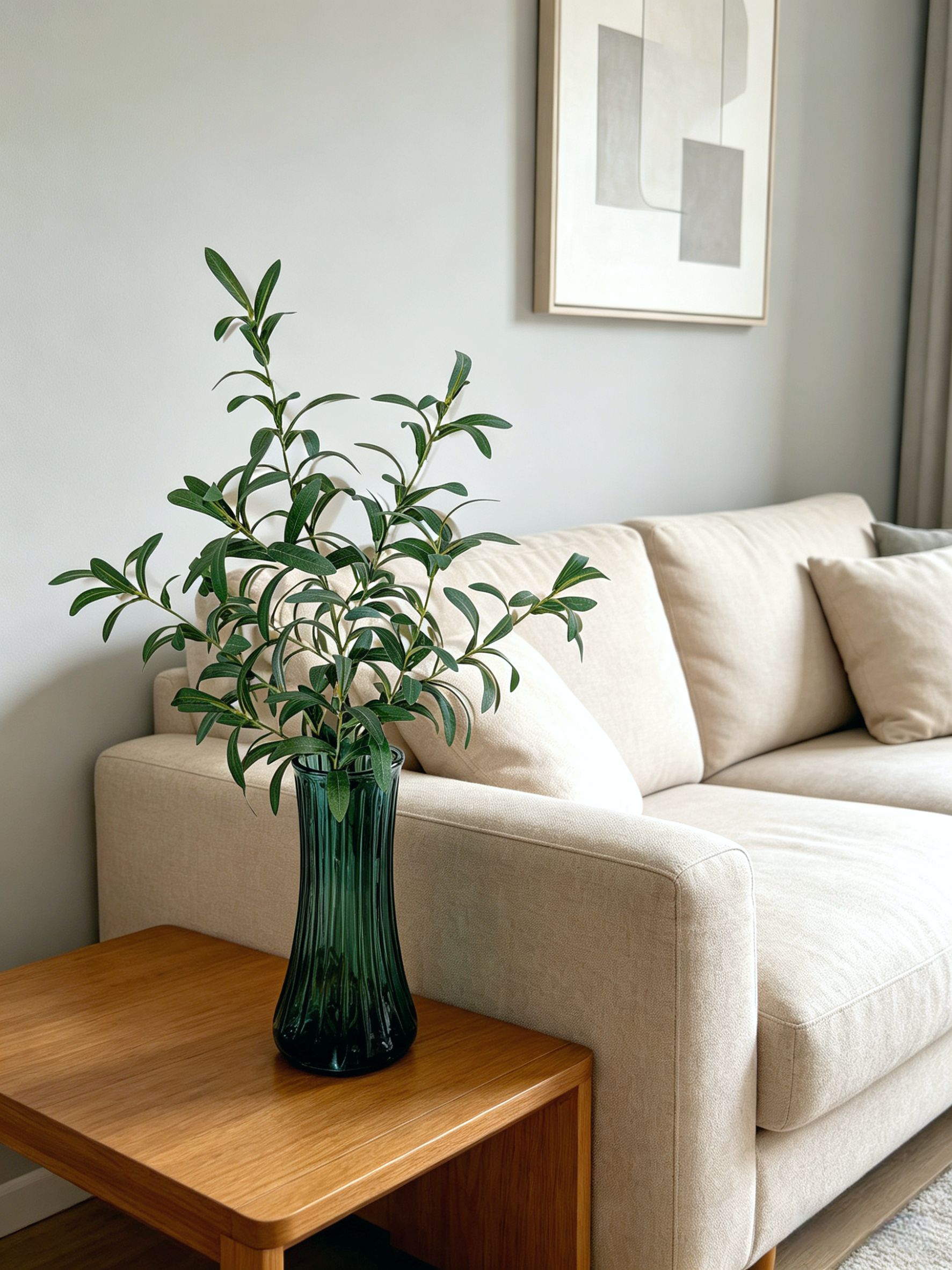 Faux Olive Branch 10 Forks Greenery